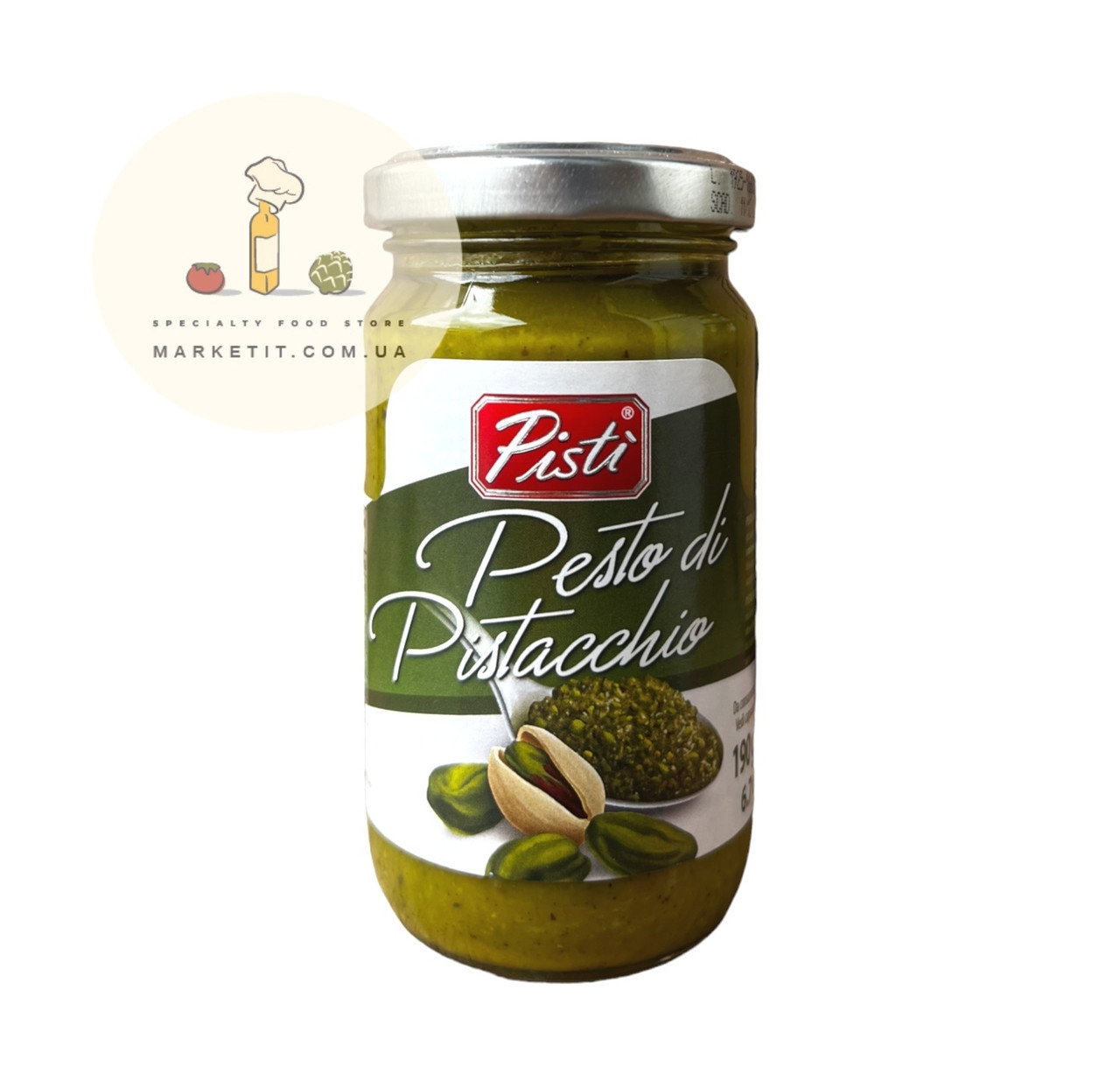 Соус песто Pesto di Pistacchio Pisti, з фісташок 190 г.