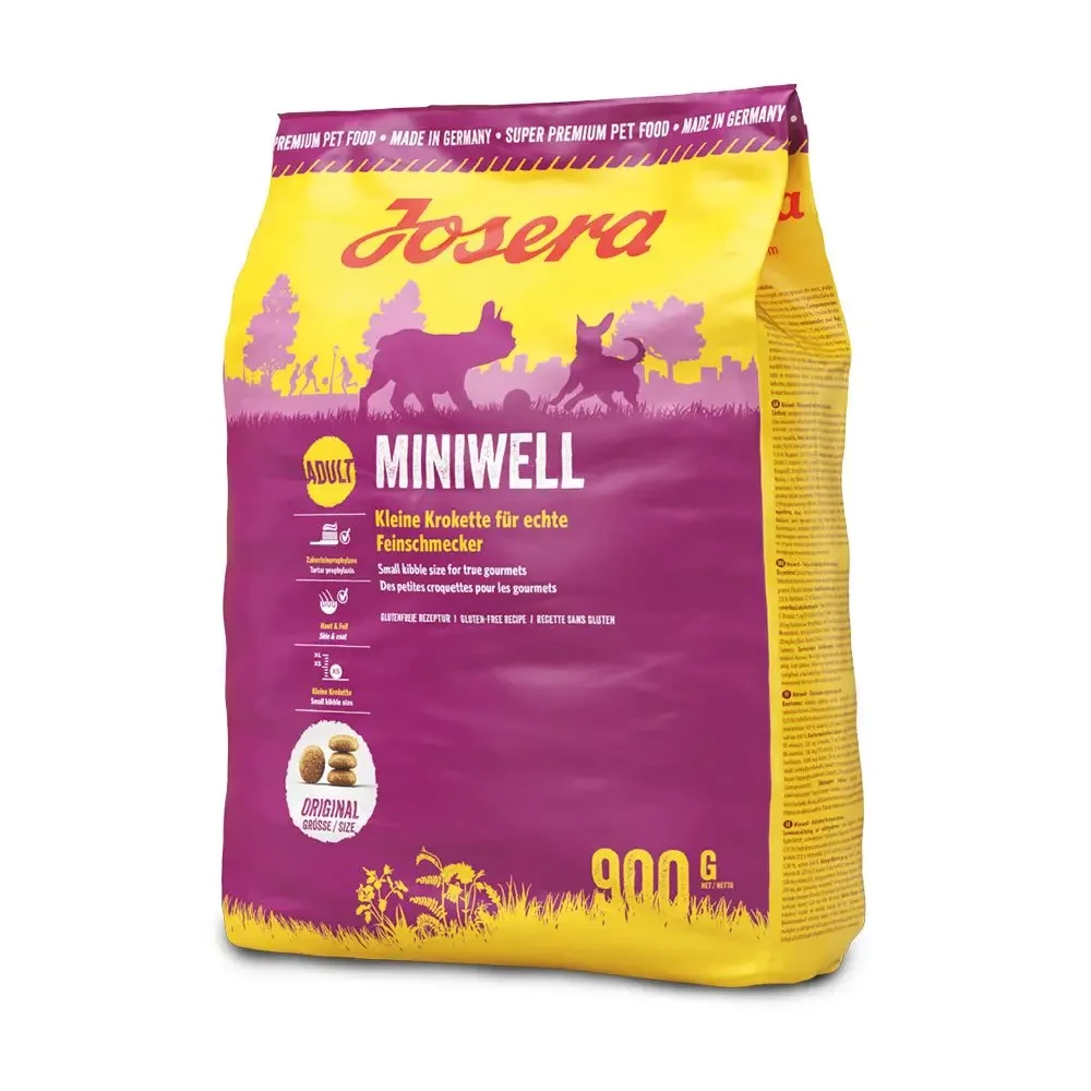 Сухий корм для дорослих собак малих порід Josera Miniwell 900 г, фото 1