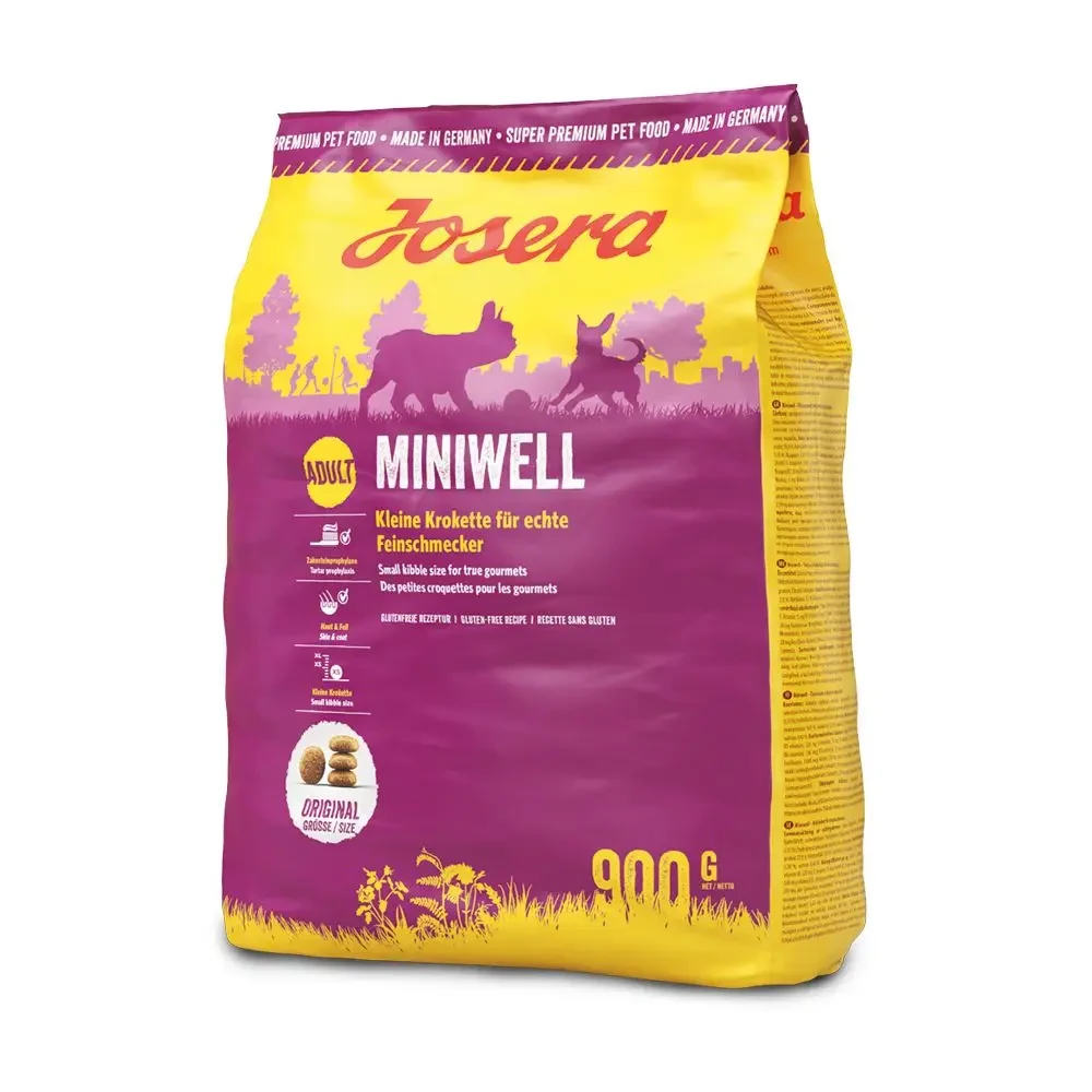 Сухий корм для дорослих собак малих порід Josera Miniwell 900 г