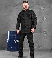 Форма черная тактическая Security Guard (М - XXXL) гретта Костюм мужской для силовых структур и охраны
