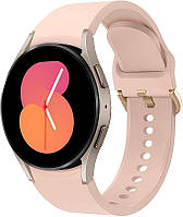 Ремешок силиконовый BeWatch Samsung Galaxy Watch 4 5 Pro SoftTouch Светло-розовый (013930 UL, код: 8032698