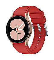 Ремешок силиконовый для смарт часов BeWatch Four Samsung Galaxy Watch 4 5 Pro Красный (01 UL, код: 8033369