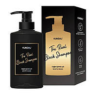 Тонирующий шампунь для брюнеток The Real Color Coating Black Shampoo White Musk Kundal 500 мл ET, код: 8145859