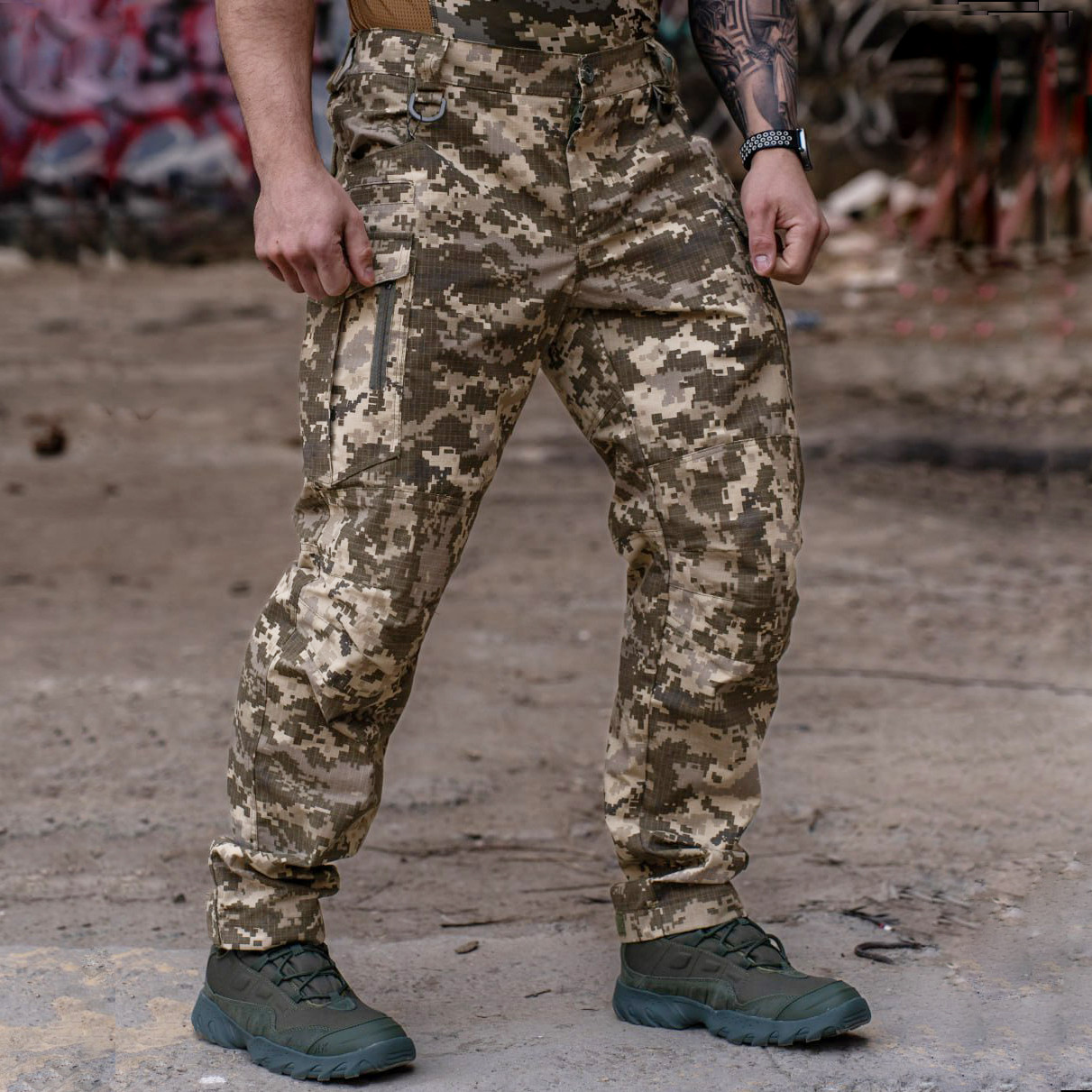 🔥 Тактичні штани "Rip-stop Hunter Gen.II" (пиксель ММ-14) нацгвардії, все, мілітарі, мультикам,