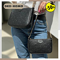 Женская сумка louis vuitton pochette black Сумки Louis Vuitton Сумки женские луи витон Сумка louis vuitton