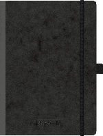 Блокнот Brunnen А5 в клетку FACTplus 96 листов с застежкой Черный ET, код: 1937745