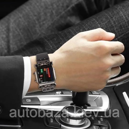 Мужские бинарные наручные часы LED наручные часы для мужчин женщин на подарок - фото 7 - id-p2167713201