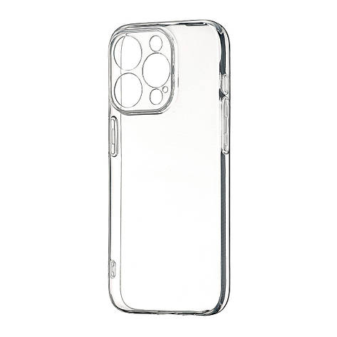 Чохол Silicone Case WS Protected Camera iPhone 15 Pro Прозорий, фото 1