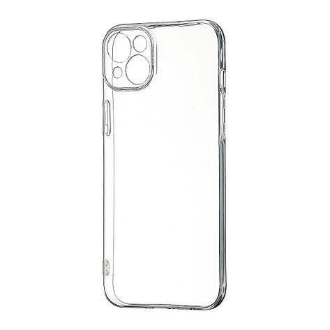 Чохол Silicone Case WS Protected Camera iPhone 15 Plus Прозорий, фото 1