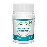 Мультивитамины и минералы Multivits Minerals Biotus 30 таблеток UL, код: 7699898