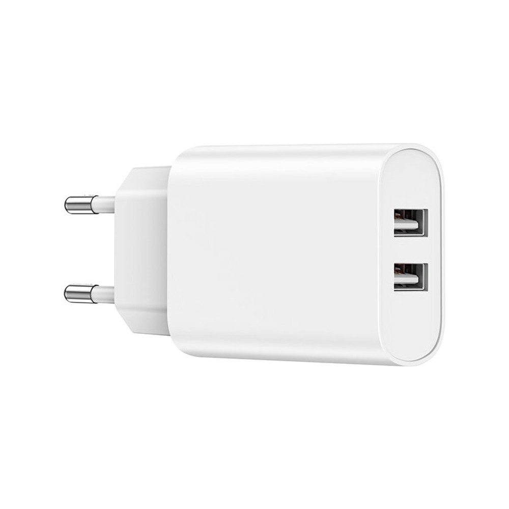 МЗП WIWU Wi-U003 Dual USB A Chager EU Plug White