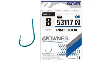 Гачки Owner Pint Hook 53117 Blue No12 (13 шт./пач.)