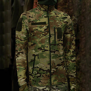 🔥 Куртка ветровка "Double weav Falcon" - (Multicam) для полювання та риболовлі, тактичні, теплі, військові