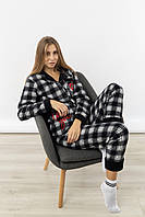 Женская пижама L черный Lindros ЦБ-00233217 ET, код: 8431150