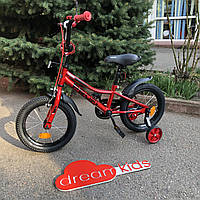 Велосипед детский двухколесный 14 дюймов PROF1 Y14221-1, красный