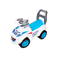 Каталка-толокар автомобиль детский Technok Toys 7433 Police, белый