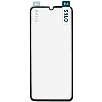Противоударное Защитное Стекло 2,5D SKLO Nano (full glue) для Samsung Galaxy A41 Гибкое Уль XN, код: 6437803