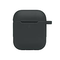 Чехол с карабином Silicone Case Airpods 1 Airpods 2 Atrovirens ET, код: 8322223