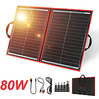 Портативная солнечная панель (батарея) 80W Dokio FFSP без контроллера