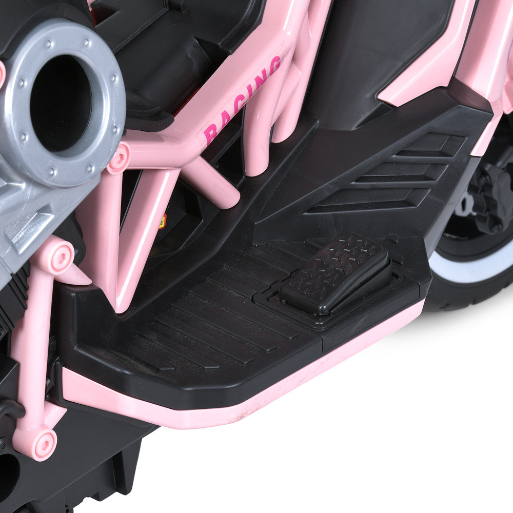 Электромобиль скутер трехколесный детский мопед M 5744EL-8, розовый - фото 7 - id-p2167768805