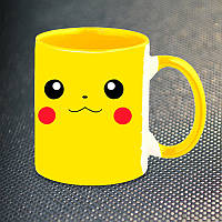 Чашка Fan Girl Пикачу Pikachu Покемоны (7104) 330 мл Желтый ES, код: 7599469