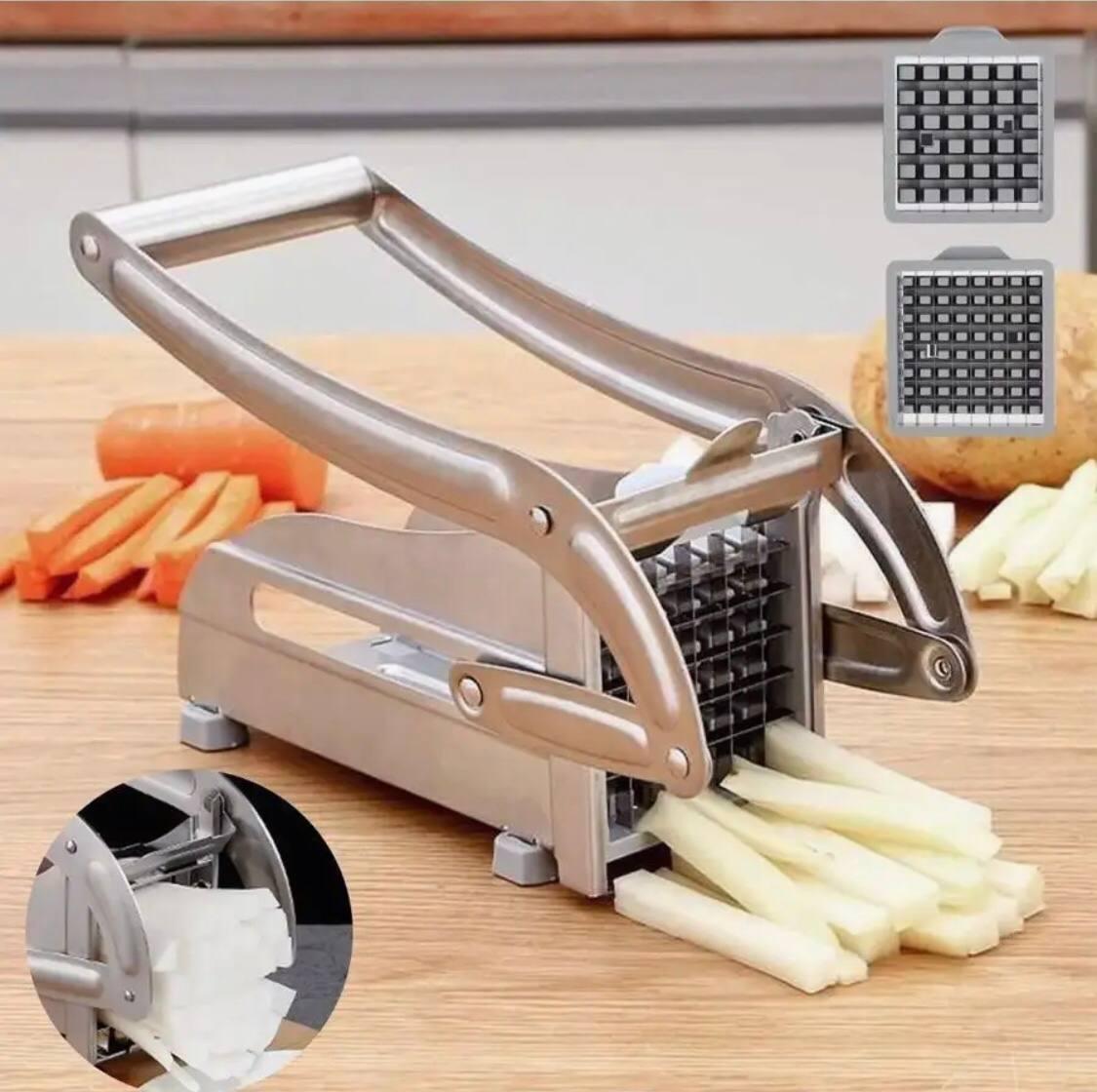 Универсальная овощерезка c двумя ножами для нарезания картофеля фри Potato Chipper tmt - фото 7 - id-p2167803095