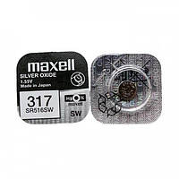 Батарейка Maxell таблетка SR317 516SW 1шт уп OS, код: 8328160