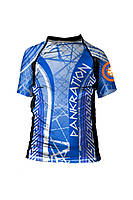 Рашгард Berserk Sport for Pankration Approved UWW Kids Синій 4XS UP, код: 7469008