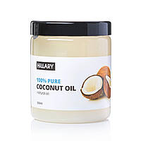 Рафинированное кокосовое масло Premium Quality Coconut Oil Hillary 500 мл EJ, код: 8253197