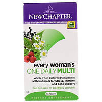 Витаминно-минеральный комплекс New Chapter Every Woman's One Daily Multi 48 Tabs UP, код: 7683395