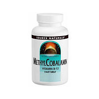Метилкобаламин Source Naturals B-12 Fast Melt 5 mg 60 Tabs UP, код: 7737445