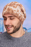 Мужская шапка-колпак «Монблан тай дай» (5038-1) Braxton коричневый 56-59 QT, код: 8202858