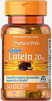 Лютеин для зрения с зеаксантином Lutein with Zeaxanthin Puritan's Pride 20 мг 30 капсул (3203 UP, код: 1536059