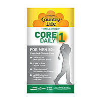 Мультивитамины для Мужчин, 50+, Core Daily-1 for Men 50+, Country Life, 60 таблеток UP, код: 2337456