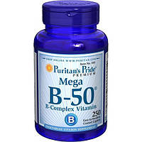 В комплекс Puritan's Pride Vitamin B-50 Complex 250 Caplets UP, код: 7518952