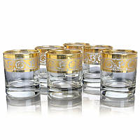 Набор стаканов для виски Lora Золотистый H70-017 305ml KB, код: 7242693