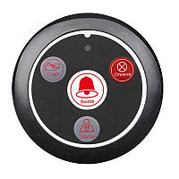Кнопка вызова официанта беспроводная с 4-мя кнопками Retekess T117 Черная (100666) KC, код: 2489138
