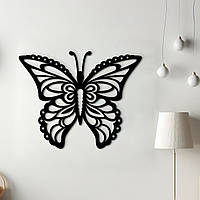 Настенный декор для дома, декоративное панно из дерева "Скромная бабочка", картина лофт 20x25 см