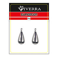 Груз джиг вольфрам Viverra 28g Natural (2 шт.) (1TTDR)