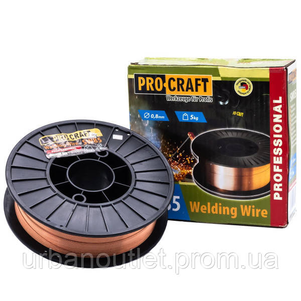 Сварочная проволока SW85 0.8 мм 5 кг ProCraft K[, код: 8308459 - фото 1 - id-p2167886014