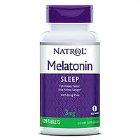 Мелатонин, Melatonin 3 мг, Natrol, 120 таблеток EJ, код: 2337706