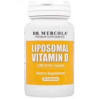 Витамин D Dr. Mercola Liposomal Vitamin D, 1.000 IU 30 Caps MCL-01732 EJ, код: 7517698