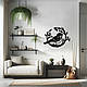 Декор в кімнату сучасна картина на стіну Пташка стиль лофт 25x20 см Woodyard (1258--25x20), фото 9