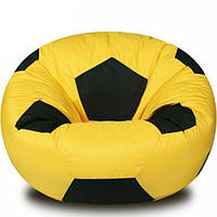 Кресло Мяч Coolki 100 см Желтый с Черным (Оксфорд 600D PU) PZ, код: 6719429