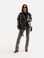 Женские джинсы регуляр 44 темно серый Yuki ЦБ 00228364 PZ, код: 8424682