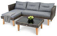 Комплект мебели для сада di Volio Imola Темно-серый DD, код: 6596998
