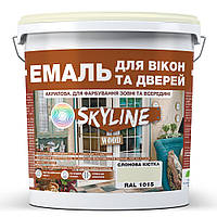 Эмаль акриловая Для Окон и Дверей SkyLine Wood Слоновая кость RAL 1015 10 л VK, код: 8195728