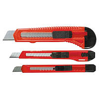 Набор ножей Matrix выдвижные лезвия 9-9-18 мм 3 шт KC, код: 7526205