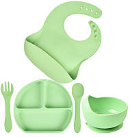 Набор посуды 2Life Y3 5 шт Зеленый (n-9830) PZ, код: 7774935
