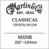 Струна Martin M32NB 2nd Nylon Ball End Classical Guitar String .032 PZ, код: 7291173